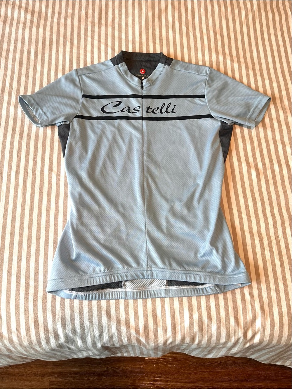 Castelli Women's Light Blue Short-Sleeve Cycling Jersey